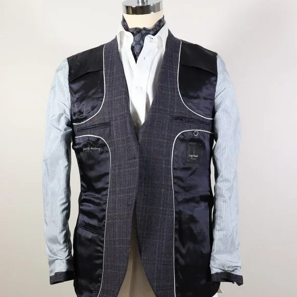 Luigi Bianchi Mantova Sport Jacket 42R/52 Virgin Wool Slim Fit. Made in Italy. - Picture 6 of 10